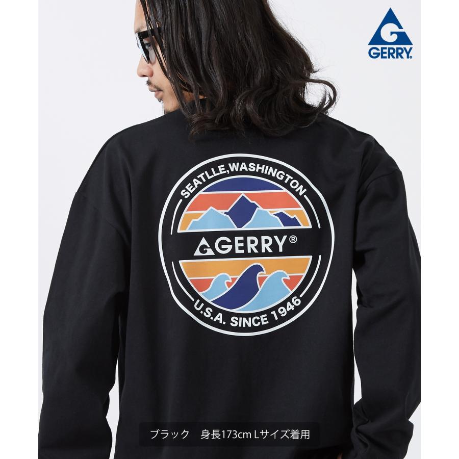 長袖Tシャツ メンズ GERRY ジェリー 別注プリント カットソー サークルロゴ プリント ロンT アウトドア ストリート アメカジ 古着MIX | GERRY | 06