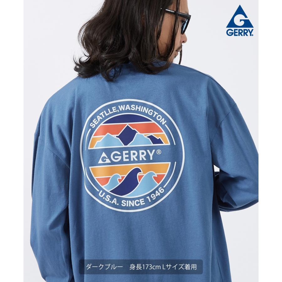 長袖Tシャツ メンズ GERRY ジェリー 別注プリント カットソー サークルロゴ プリント ロンT アウトドア ストリート アメカジ 古着MIX | GERRY | 09