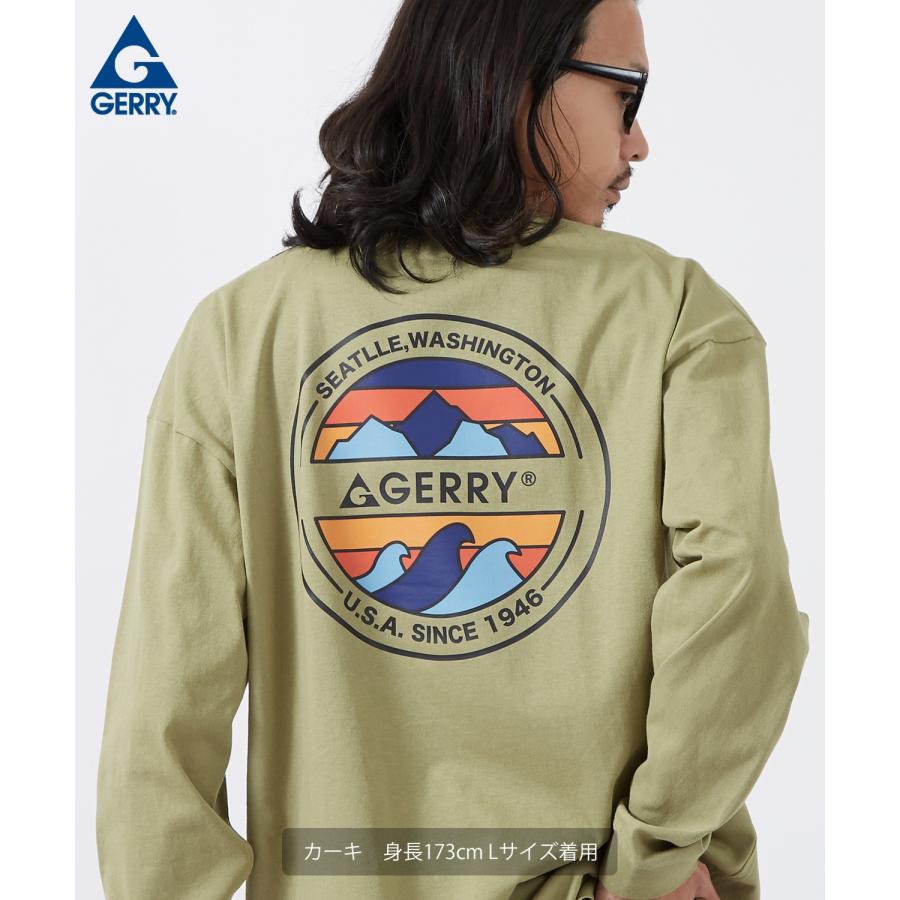 長袖Tシャツ メンズ GERRY ジェリー 別注プリント カットソー サークルロゴ プリント ロンT アウトドア ストリート アメカジ 古着MIX | GERRY | 12