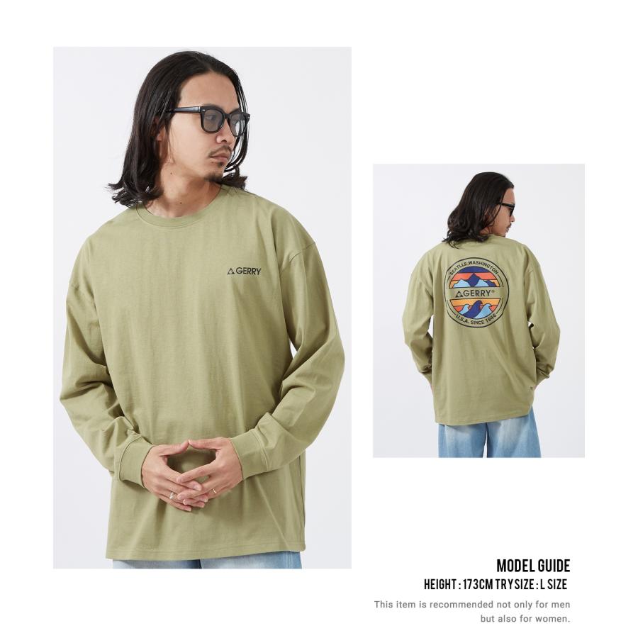 長袖Tシャツ メンズ GERRY ジェリー 別注プリント カットソー サークルロゴ プリント ロンT アウトドア ストリート アメカジ 古着MIX | GERRY | 14
