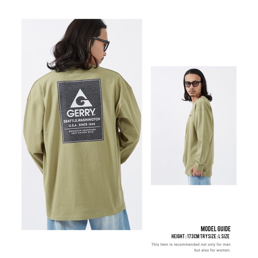 長袖Tシャツ メンズ GERRY ジェリー 別注プリント カットソー レオパード プリント ロンT アウトドア ストリート アメカジ 古着MIX | GERRY | 14