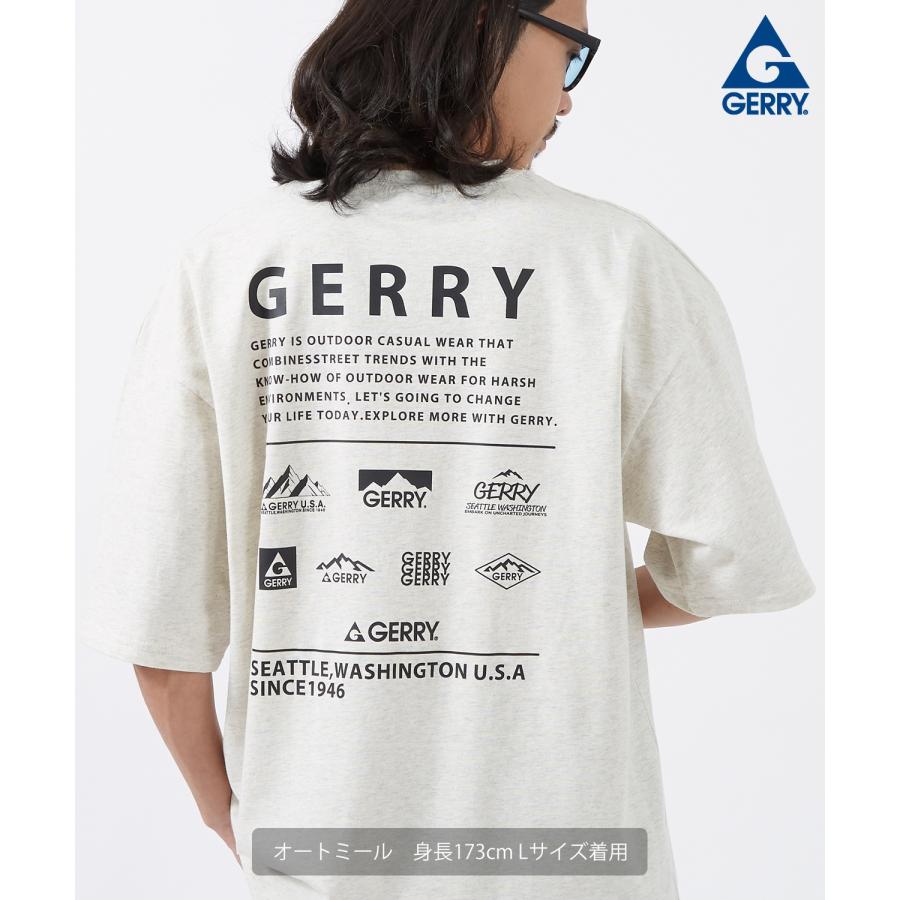 半袖Tシャツ メンズ GERRY ジェリー 別注プリント カットソー マルチロゴ プリント Tシャツ アウトドア ストリート アメカジ 古着MIX | GERRY | 15