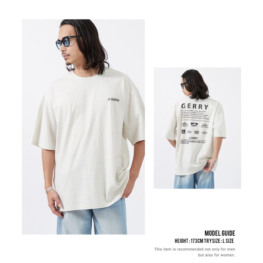 半袖Tシャツ メンズ GERRY ジェリー 別注プリント カットソー マルチロゴ プリント Tシャツ アウトドア ストリート アメカジ 古着MIX | GERRY | 17