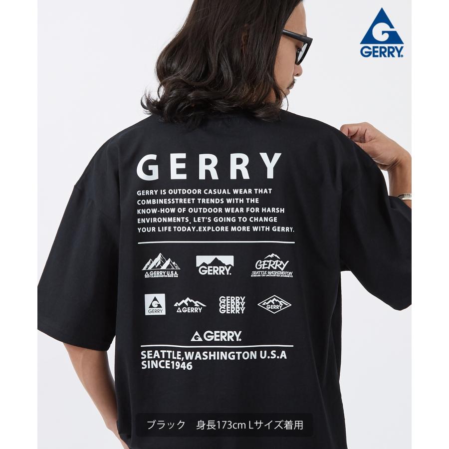 半袖Tシャツ メンズ GERRY ジェリー 別注プリント カットソー マルチロゴ プリント Tシャツ アウトドア ストリート アメカジ 古着MIX | GERRY | 06