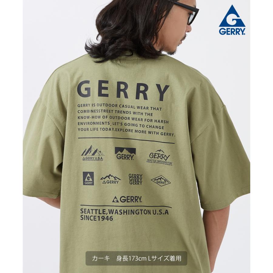 半袖Tシャツ メンズ GERRY ジェリー 別注プリント カットソー マルチロゴ プリント Tシャツ アウトドア ストリート アメカジ 古着MIX | GERRY | 12
