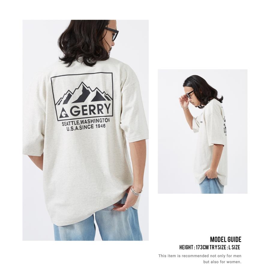 半袖Tシャツ メンズ GERRY ジェリー 別注プリント カットソー マウントロゴ プリント Tシャツ アウトドア ストリート アメカジ 古着MIX | GERRY | 17