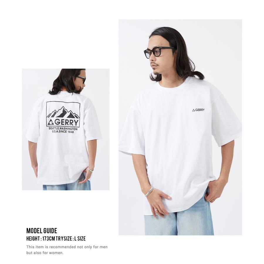 半袖Tシャツ メンズ GERRY ジェリー 別注プリント カットソー マウントロゴ プリント Tシャツ アウトドア ストリート アメカジ 古着MIX | GERRY | 20