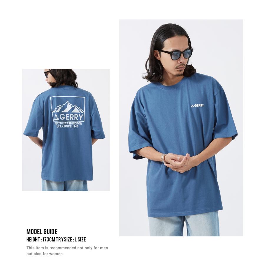 半袖Tシャツ メンズ GERRY ジェリー 別注プリント カットソー マウントロゴ プリント Tシャツ アウトドア ストリート アメカジ 古着MIX | GERRY | 11
