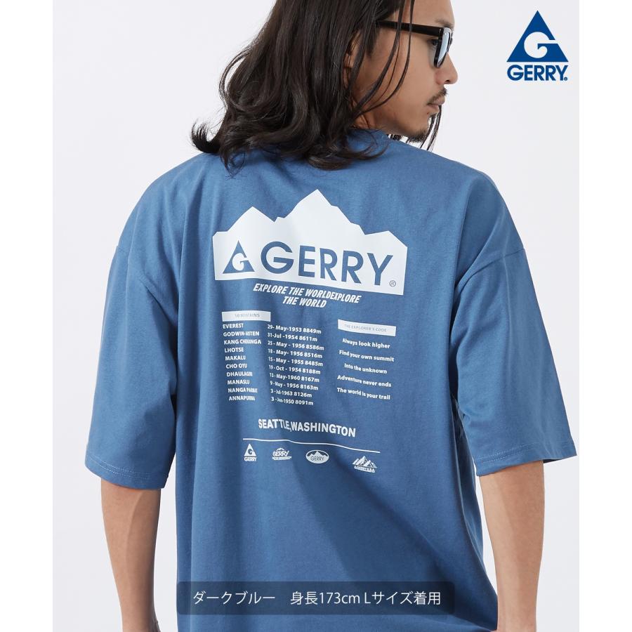 半袖Tシャツ メンズ GERRY ジェリー 別注プリント カットソー マウンテニアリング プリント Tシャツ アウトドア ストリート アメカジ 古着MIX | GERRY | 09