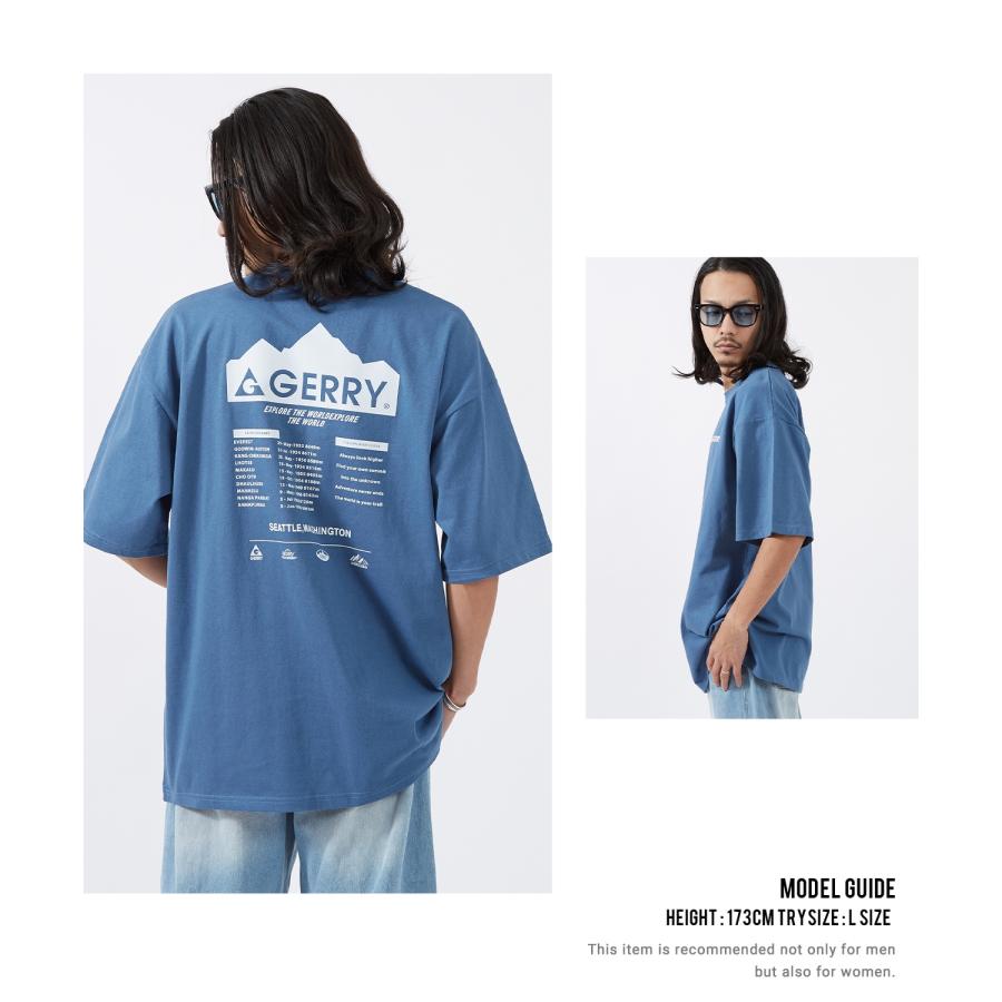 半袖Tシャツ メンズ GERRY ジェリー 別注プリント カットソー マウンテニアリング プリント Tシャツ アウトドア ストリート アメカジ 古着MIX | GERRY | 11