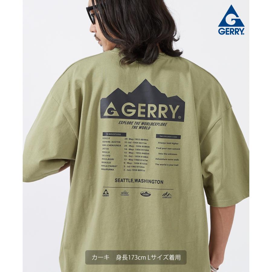 半袖Tシャツ メンズ GERRY ジェリー 別注プリント カットソー マウンテニアリング プリント Tシャツ アウトドア ストリート アメカジ 古着MIX | GERRY | 12