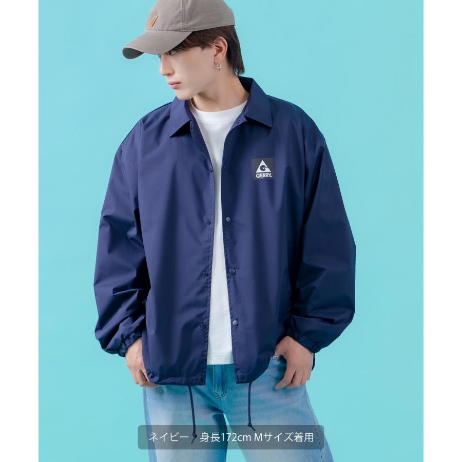 コーチジャケット メンズ GERRY ジェリー ナイロン  アメカジ スケーター ストリート 古着MIX 韓国ファッション ブラック ネイビー | GERRY | 15