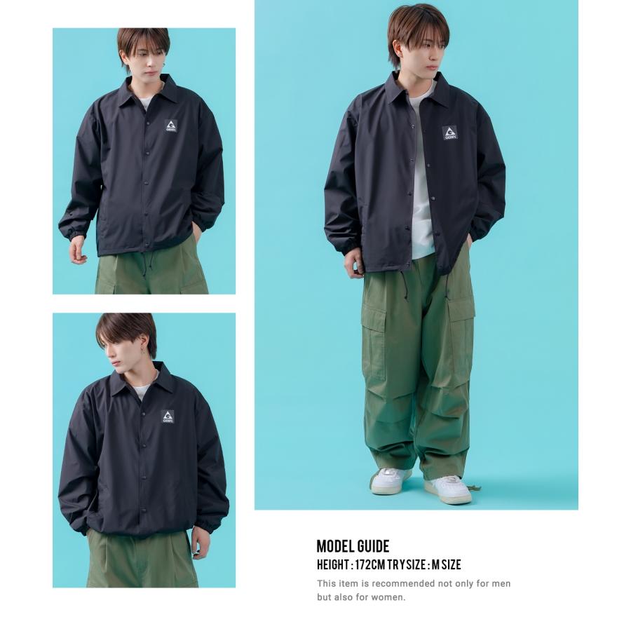 コーチジャケット メンズ GERRY ジェリー ナイロン  アメカジ スケーター ストリート 古着MIX 韓国ファッション ブラック ネイビー | GERRY | 07