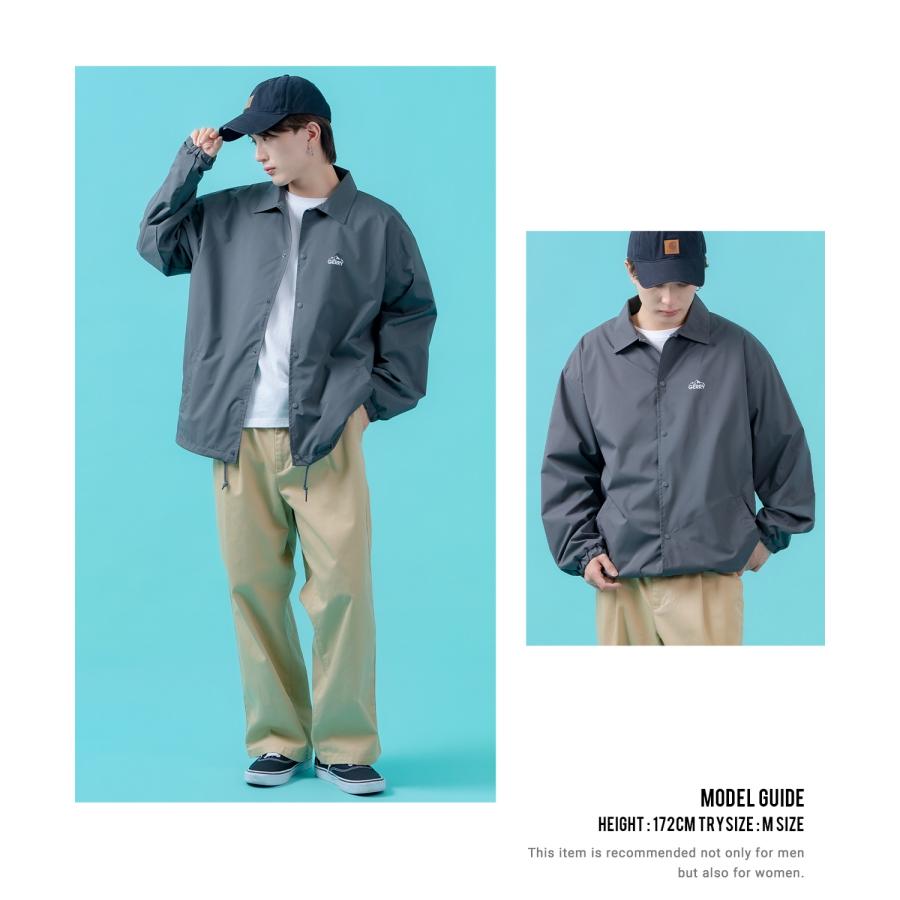 コーチジャケット メンズ GERRY ジェリー ナイロン  アメカジ スケーター ストリート 古着MIX 韓国ファッション ブラック ネイビー | GERRY | 13