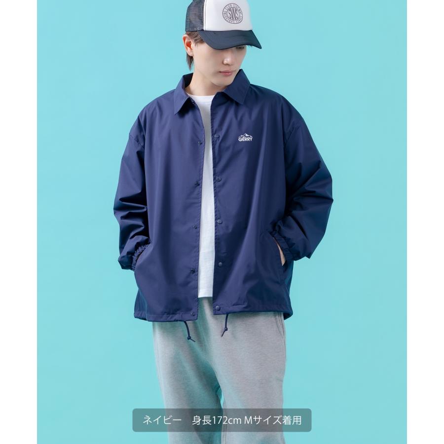コーチジャケット メンズ GERRY ジェリー ナイロン  アメカジ スケーター ストリート 古着MIX 韓国ファッション ブラック ネイビー | GERRY | 15