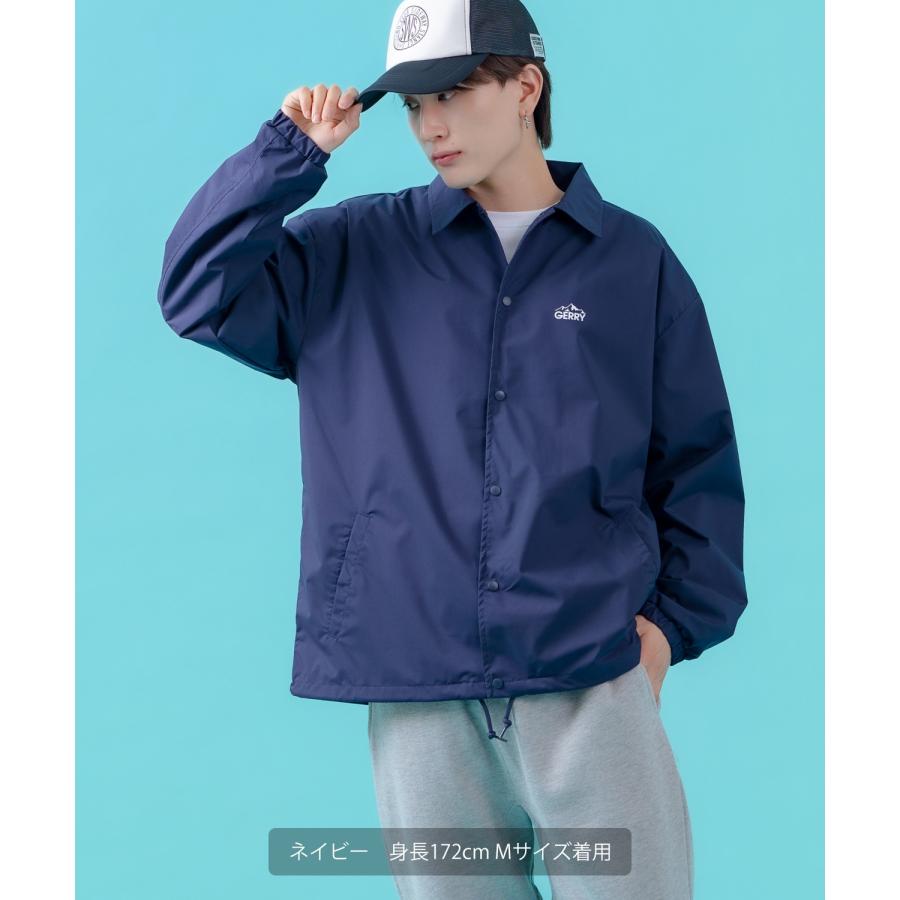 コーチジャケット メンズ GERRY ジェリー ナイロン  アメカジ スケーター ストリート 古着MIX 韓国ファッション ブラック ネイビー | GERRY | 18