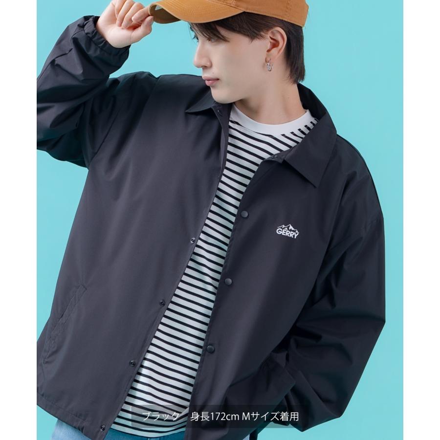 コーチジャケット メンズ GERRY ジェリー ナイロン  アメカジ スケーター ストリート 古着MIX 韓国ファッション ブラック ネイビー | GERRY | 04