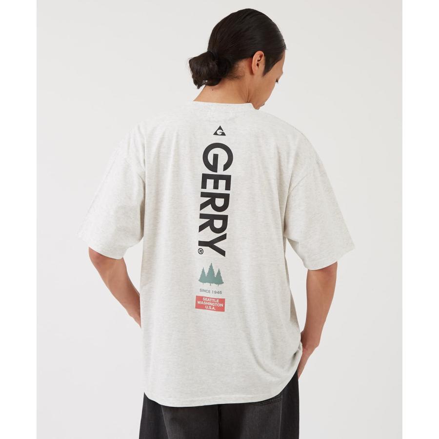 半袖Tシャツ メンズ GERRY ジェリー 別注プリント カットソー バックプリント ワンポイントプリント アウトドア ストリート アメカジ 古着MIX ホワイト ブラック | GERRY | 09