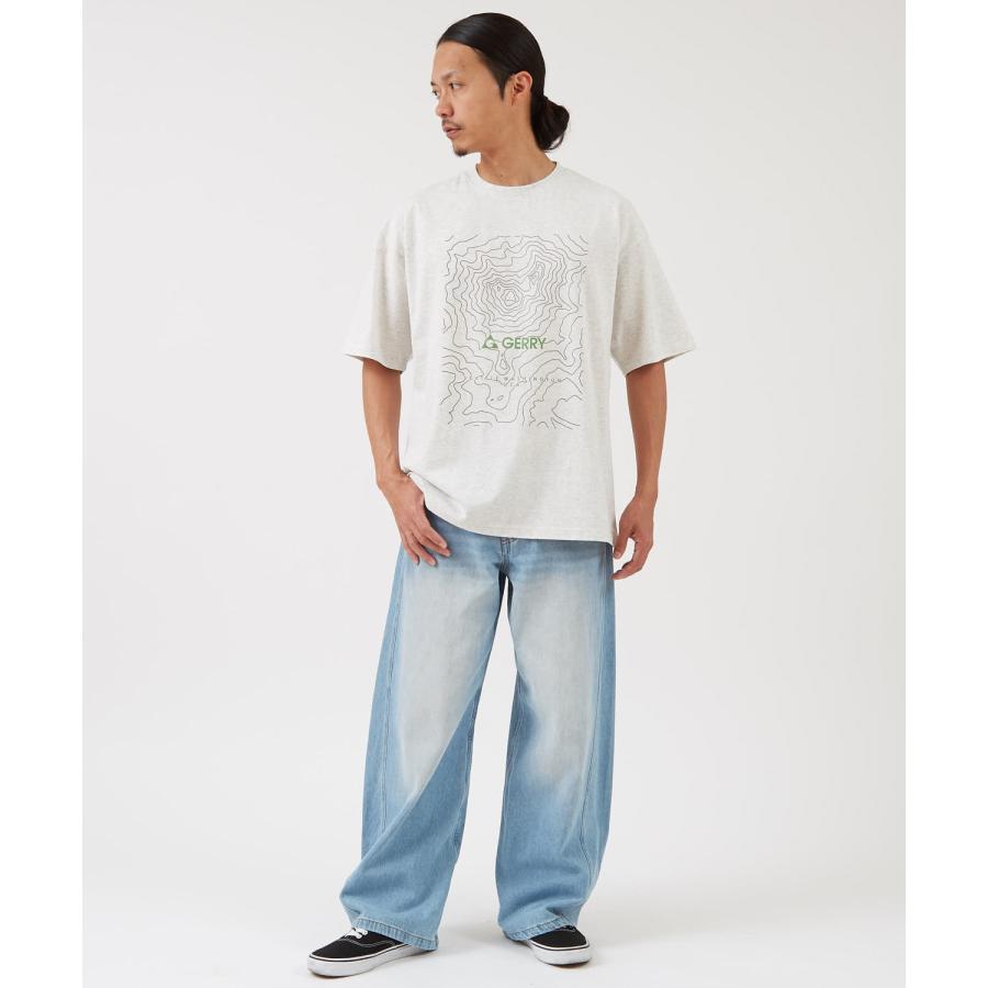 半袖Tシャツ メンズ GERRY ジェリー 別注プリント カットソー プリント アウトドア ストリート アメカジ 古着MIX ホワイト ブラック | GERRY | 13