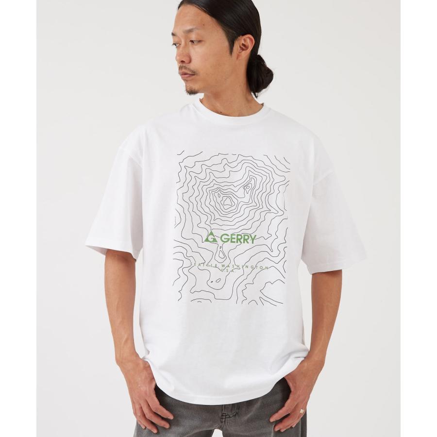 半袖Tシャツ メンズ GERRY ジェリー 別注プリント カットソー プリント アウトドア ストリート アメカジ 古着MIX ホワイト ブラック | GERRY | 04