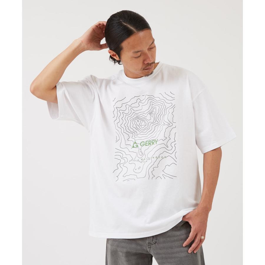 半袖Tシャツ メンズ GERRY ジェリー 別注プリント カットソー プリント アウトドア ストリート アメカジ 古着MIX ホワイト ブラック | GERRY | 05