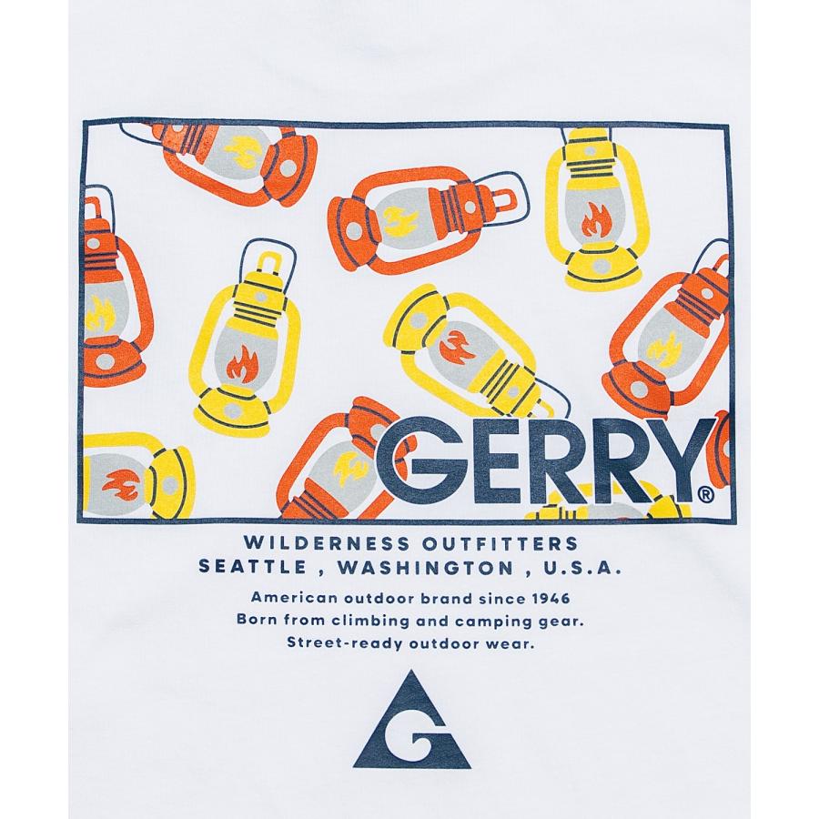 半袖Tシャツ メンズ GERRY ジェリー 別注プリント カットソー バックプリント ワンポイントプリント アウトドア ストリート アメカジ ブラック ホワイト カーキ | GERRY | 15