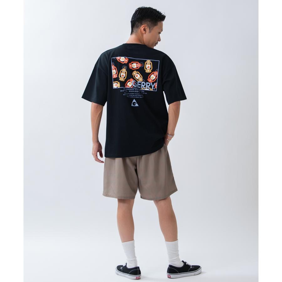 半袖Tシャツ メンズ GERRY ジェリー 別注プリント カットソー バックプリント ワンポイントプリント アウトドア ストリート アメカジ ブラック ホワイト カーキ | GERRY | 04