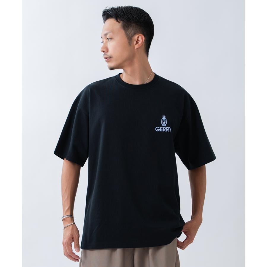 半袖Tシャツ メンズ GERRY ジェリー 別注プリント カットソー バックプリント ワンポイントプリント アウトドア ストリート アメカジ ブラック ホワイト カーキ | GERRY | 05