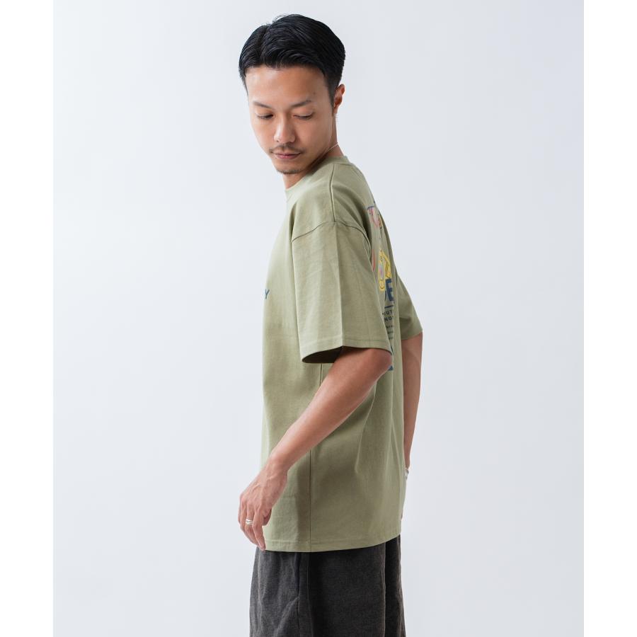 半袖Tシャツ メンズ GERRY ジェリー 別注プリント カットソー バックプリント ワンポイントプリント アウトドア ストリート アメカジ ブラック ホワイト カーキ | GERRY | 10