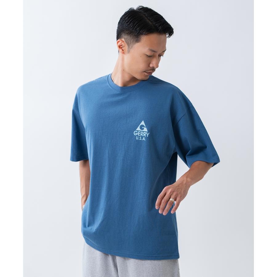 半袖Tシャツ メンズ GERRY ジェリー 別注プリント カットソー バックプリント ワンポイント アウトドア ストリート アメカジ ブラック ホワイト ダークブルー | GERRY | 13