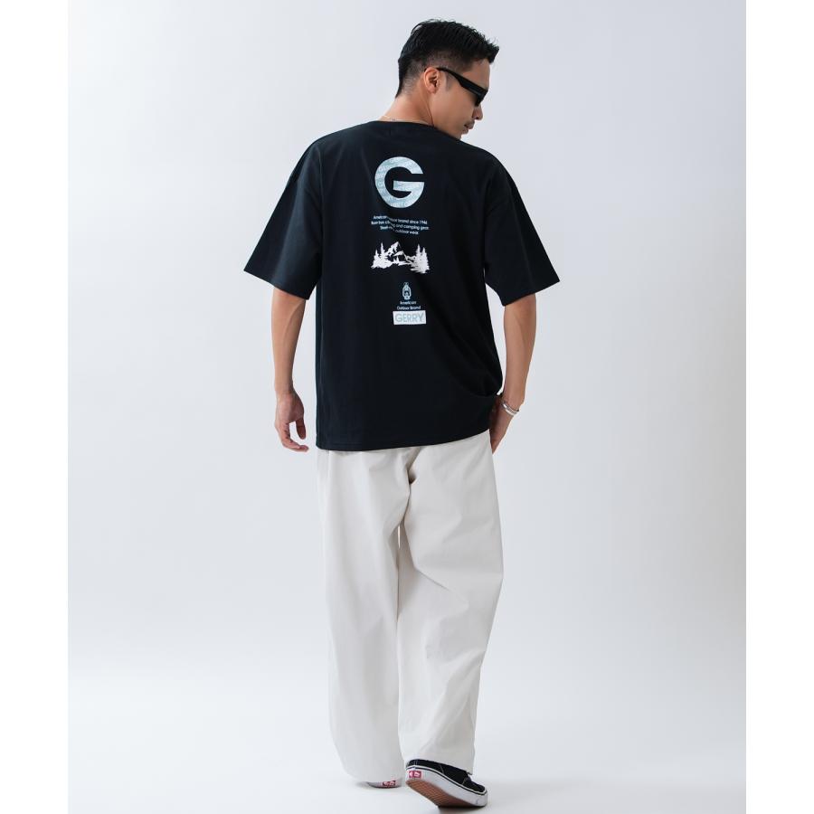 半袖Tシャツ メンズ GERRY ジェリー 別注プリント カットソー バックプリント ワンポイント アウトドア ストリート アメカジ ブラック ホワイト ダークブルー | GERRY | 04