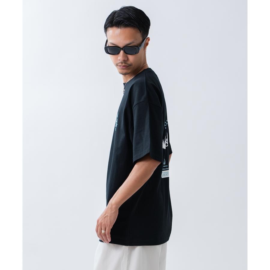 半袖Tシャツ メンズ GERRY ジェリー 別注プリント カットソー バックプリント ワンポイント アウトドア ストリート アメカジ ブラック ホワイト ダークブルー | GERRY | 06