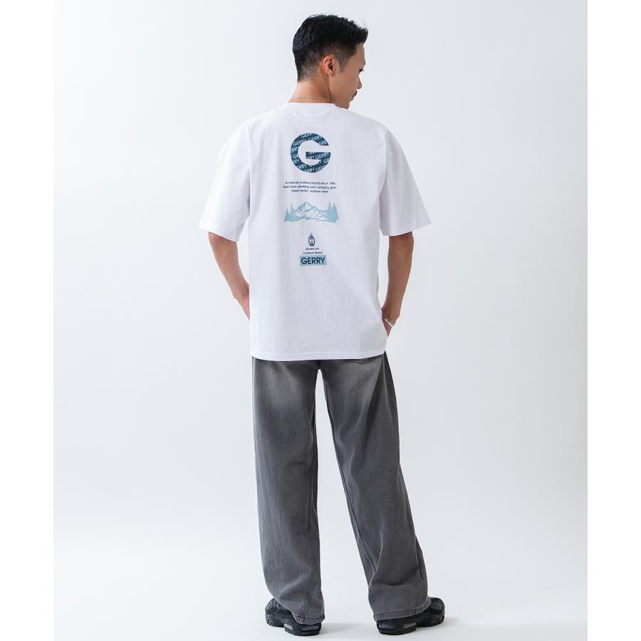 半袖Tシャツ メンズ GERRY ジェリー 別注プリント カットソー バックプリント ワンポイント アウトドア ストリート アメカジ ブラック ホワイト ダークブルー | GERRY | 07