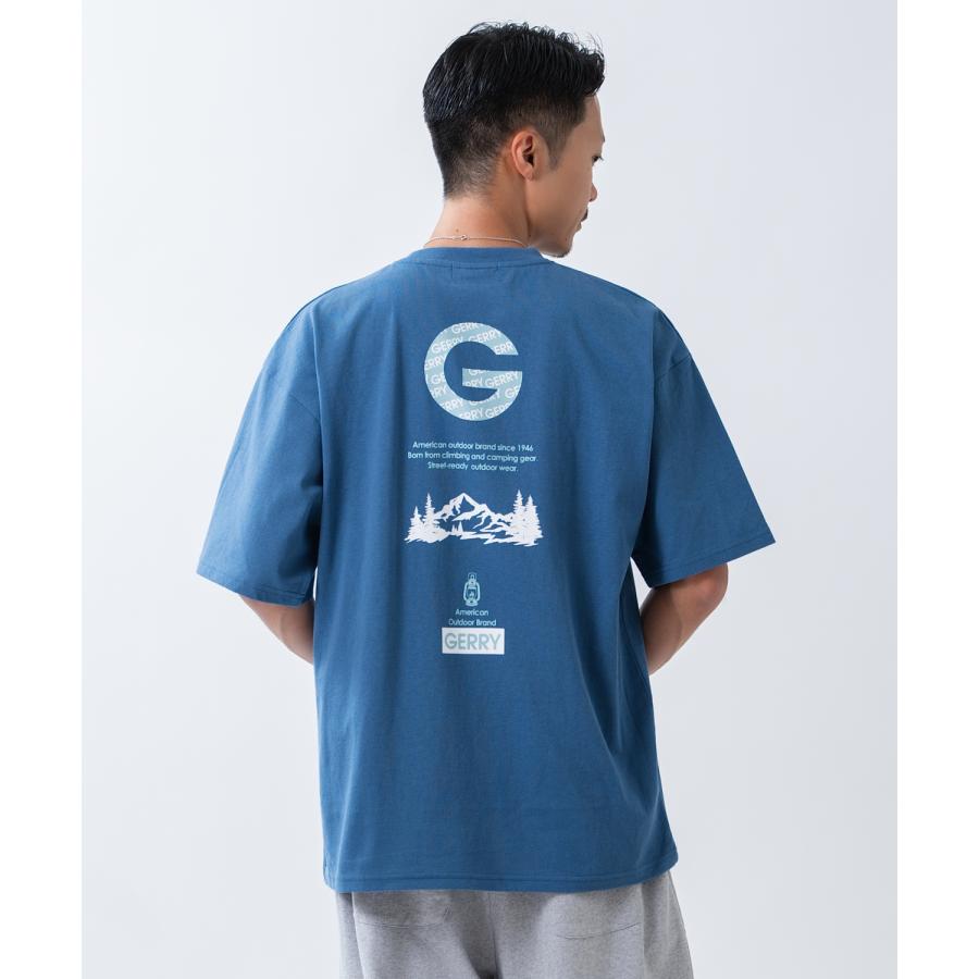 半袖Tシャツ メンズ GERRY ジェリー 別注プリント カットソー バックプリント ワンポイント アウトドア ストリート アメカジ ブラック ホワイト ダークブルー | GERRY | 12