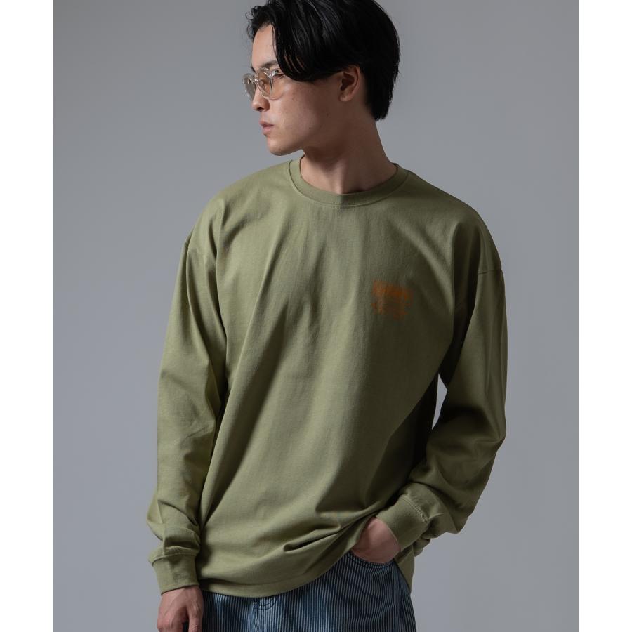 長袖Tシャツ メンズ GERRY ジェリー 別注プリント カットソー バックプリント ワンポイントプリント アウトドア ストリート アメカジ 古着MIX ホワイト ブラック | GERRY | 14