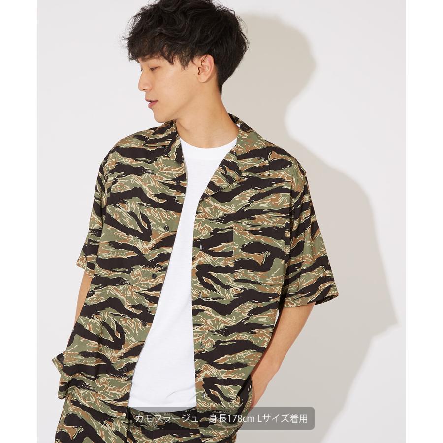 improves（インプローブス） 開襟シャツ 半袖シャツ メンズ オープン