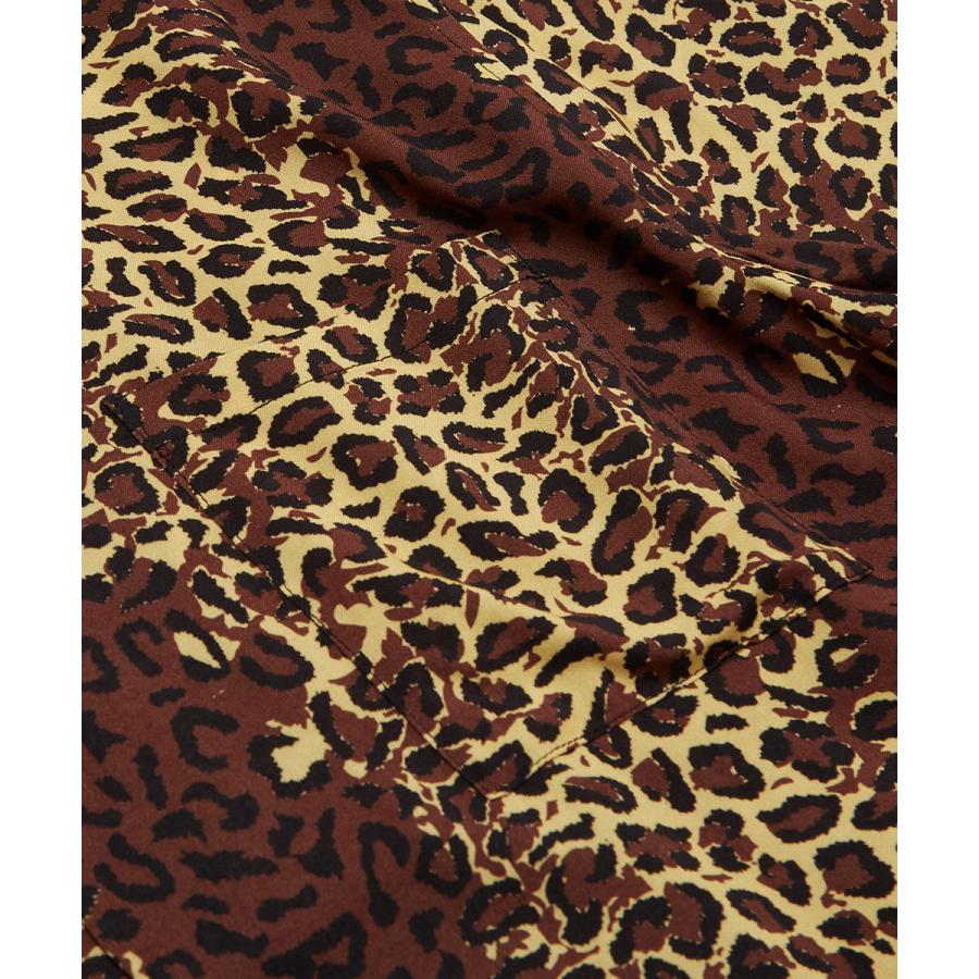 開襟シャツ 半袖シャツ メンズ オープンカラーシャツ 涼しい 豹柄 ヒョウ柄 星 迷彩柄 花柄 フラワー 柄シャツ アロハシャツ リゾート サーフ系 improves | improves | 17