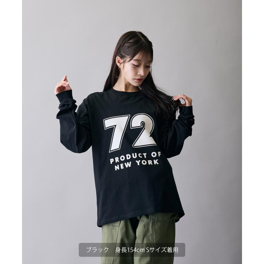 長袖Tシャツ メンズ ロンT カットソー プリントTシャツ オーバーサイズ ビッグシルエット カジュアル ストリート  韓国ファッション | improves | 05