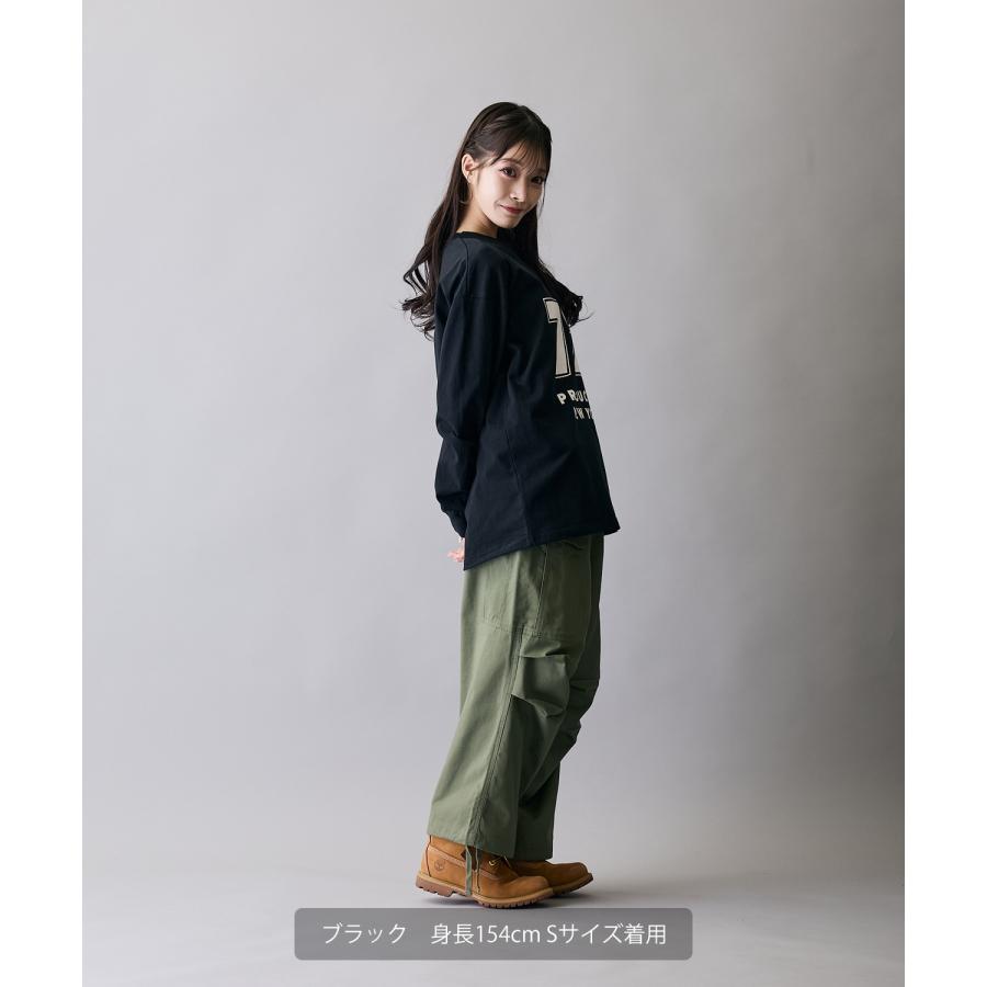 長袖Tシャツ メンズ ロンT カットソー プリントTシャツ オーバーサイズ ビッグシルエット カジュアル ストリート  韓国ファッション | improves | 07