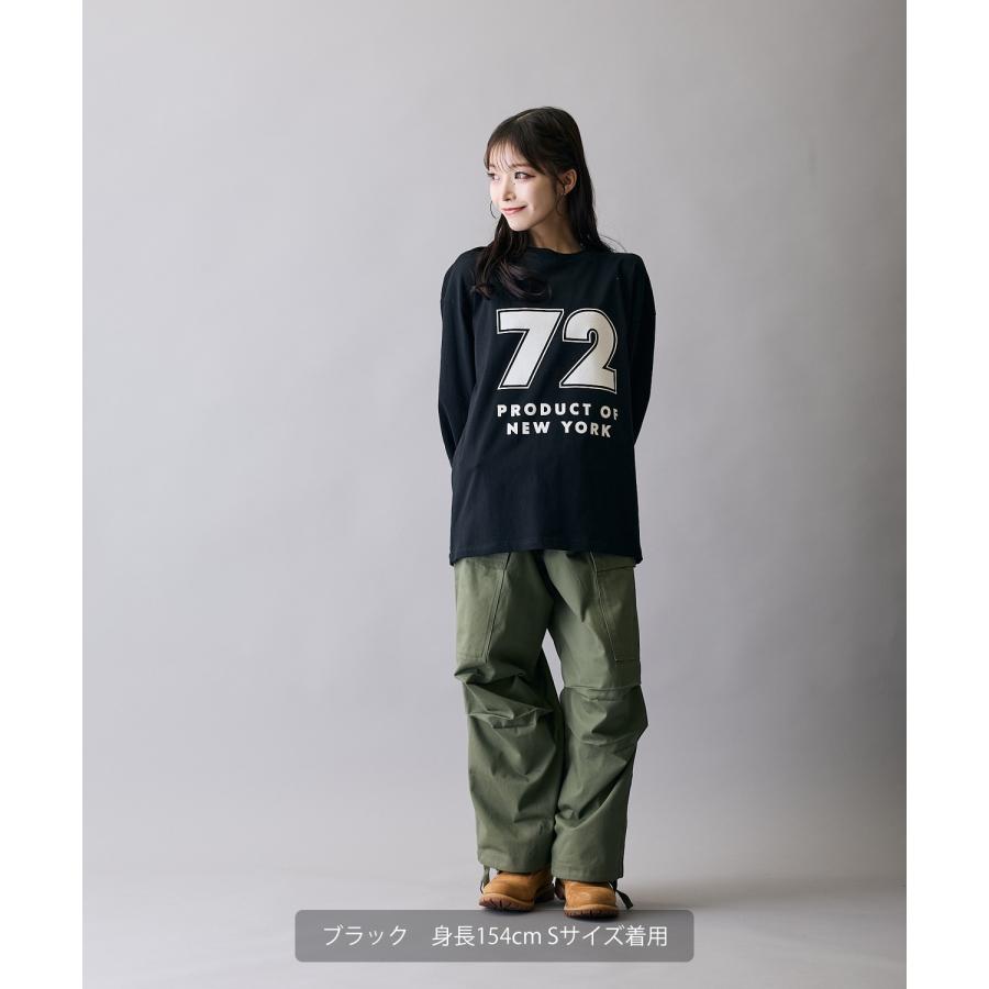 長袖Tシャツ メンズ ロンT カットソー プリントTシャツ オーバーサイズ ビッグシルエット カジュアル ストリート  韓国ファッション | improves | 08