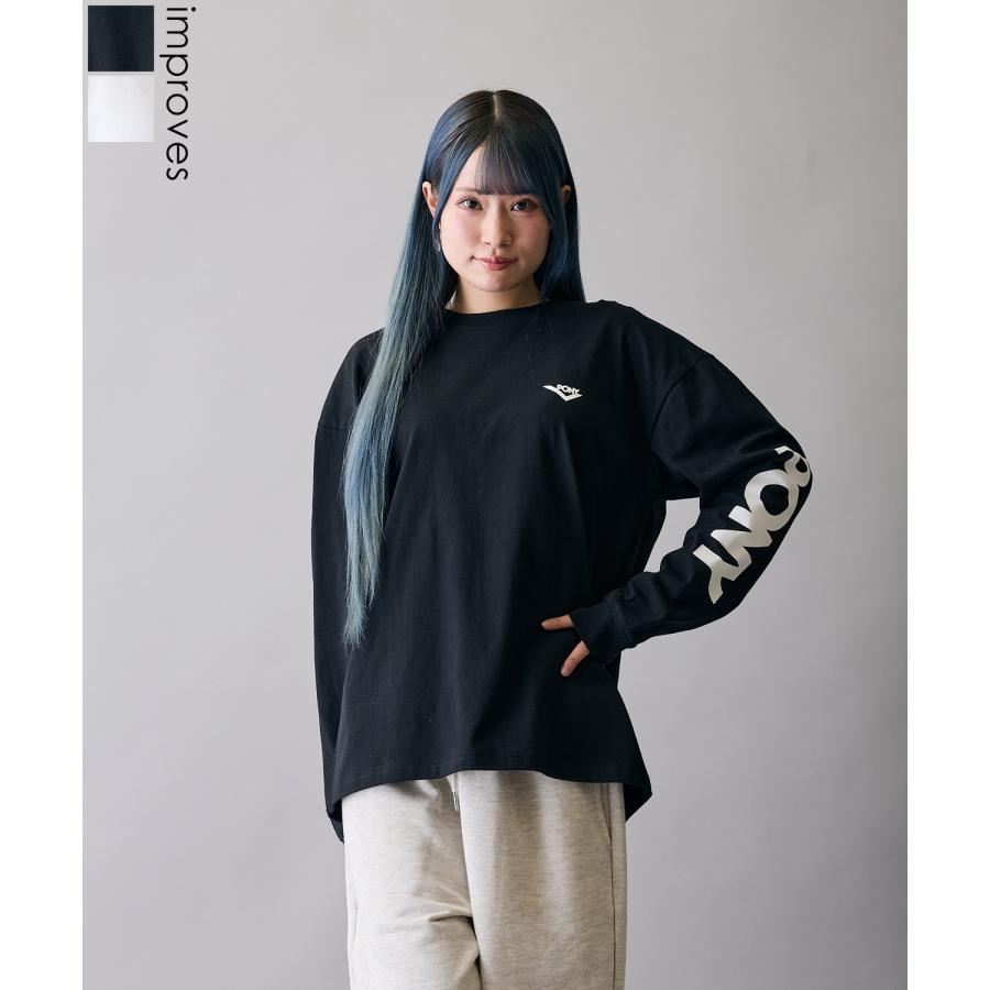 長袖Tシャツ メンズ ロンT カットソー プリントTシャツ オーバーサイズ ビッグシルエット カジュアル ストリート  韓国ファッション | improves