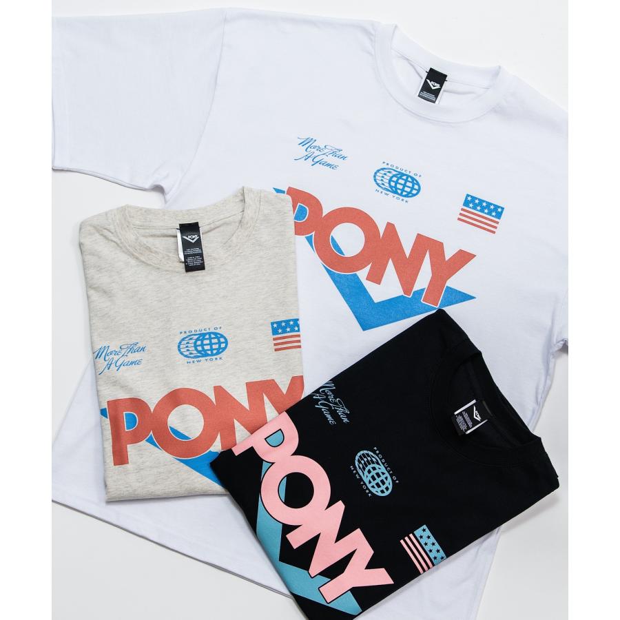 半袖Tシャツ メンズ PONY ポニー カットソー プリントTシャツ オーバーサイズ ビッグシルエット カジュアル ストリート  韓国ファッション | improves | 15