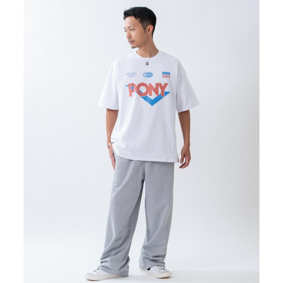 半袖Tシャツ メンズ PONY ポニー カットソー プリントTシャツ オーバーサイズ ビッグシルエット カジュアル ストリート  韓国ファッション | improves | 06