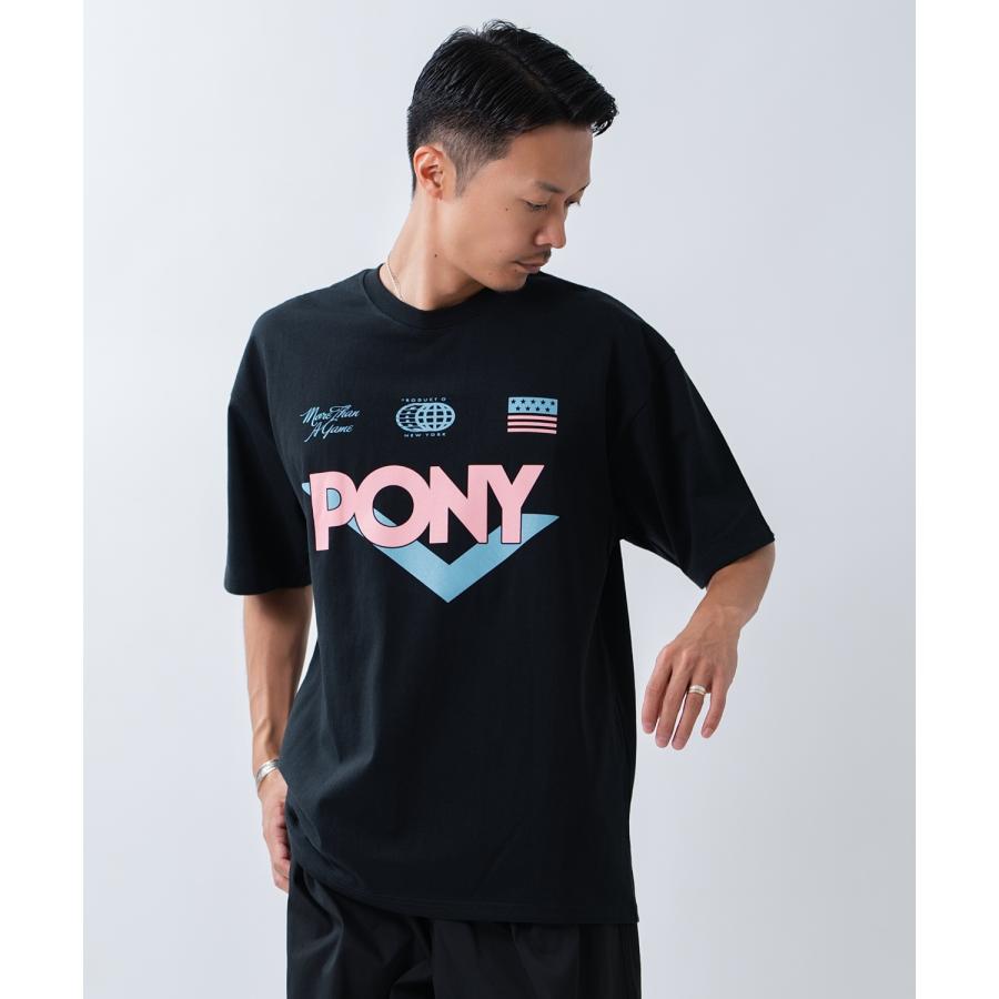 半袖Tシャツ メンズ PONY ポニー カットソー プリントTシャツ オーバーサイズ ビッグシルエット カジュアル ストリート  韓国ファッション | improves | 11