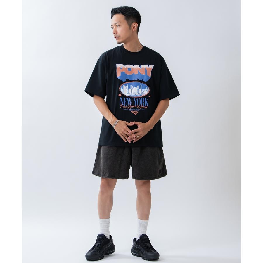 半袖Tシャツ メンズ PONY ポニー カットソー プリントTシャツ オーバーサイズ ビッグシルエット カジュアル ストリート  韓国ファッション | improves | 07