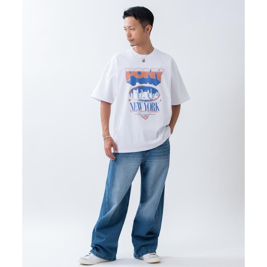 半袖Tシャツ メンズ PONY ポニー カットソー プリントTシャツ オーバーサイズ ビッグシルエット カジュアル ストリート  韓国ファッション | improves | 11