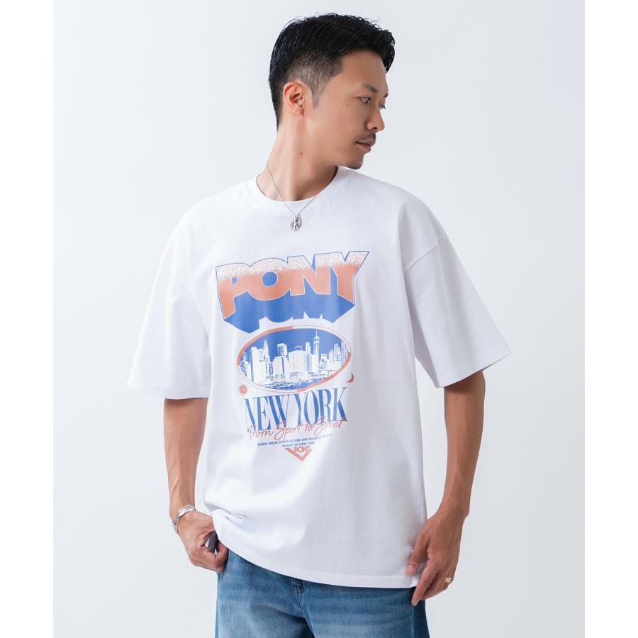 半袖Tシャツ メンズ PONY ポニー カットソー プリントTシャツ オーバーサイズ ビッグシルエット カジュアル ストリート  韓国ファッション | improves | 12