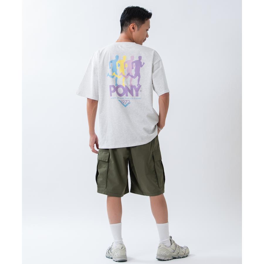 半袖Tシャツ メンズ PONY ポニー カットソー プリントTシャツ オーバーサイズ ビッグシルエット カジュアル ストリート  韓国ファッション | improves | 04