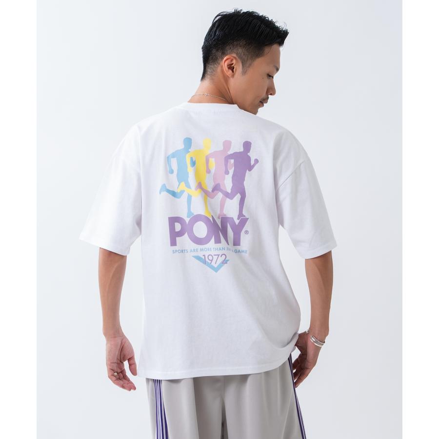 半袖Tシャツ メンズ PONY ポニー カットソー プリントTシャツ オーバーサイズ ビッグシルエット カジュアル ストリート  韓国ファッション | improves | 08