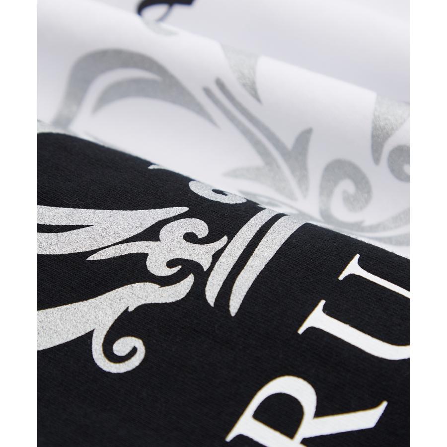長袖Tシャツ メンズ RUSS-K ラスケー ロンT カットソー プリントTシャツ オーバーサイズ ビッグシルエット カジュアル ストリート  韓国ファッション | improves | 14